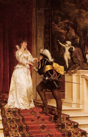 The handsome nobleman and his lady